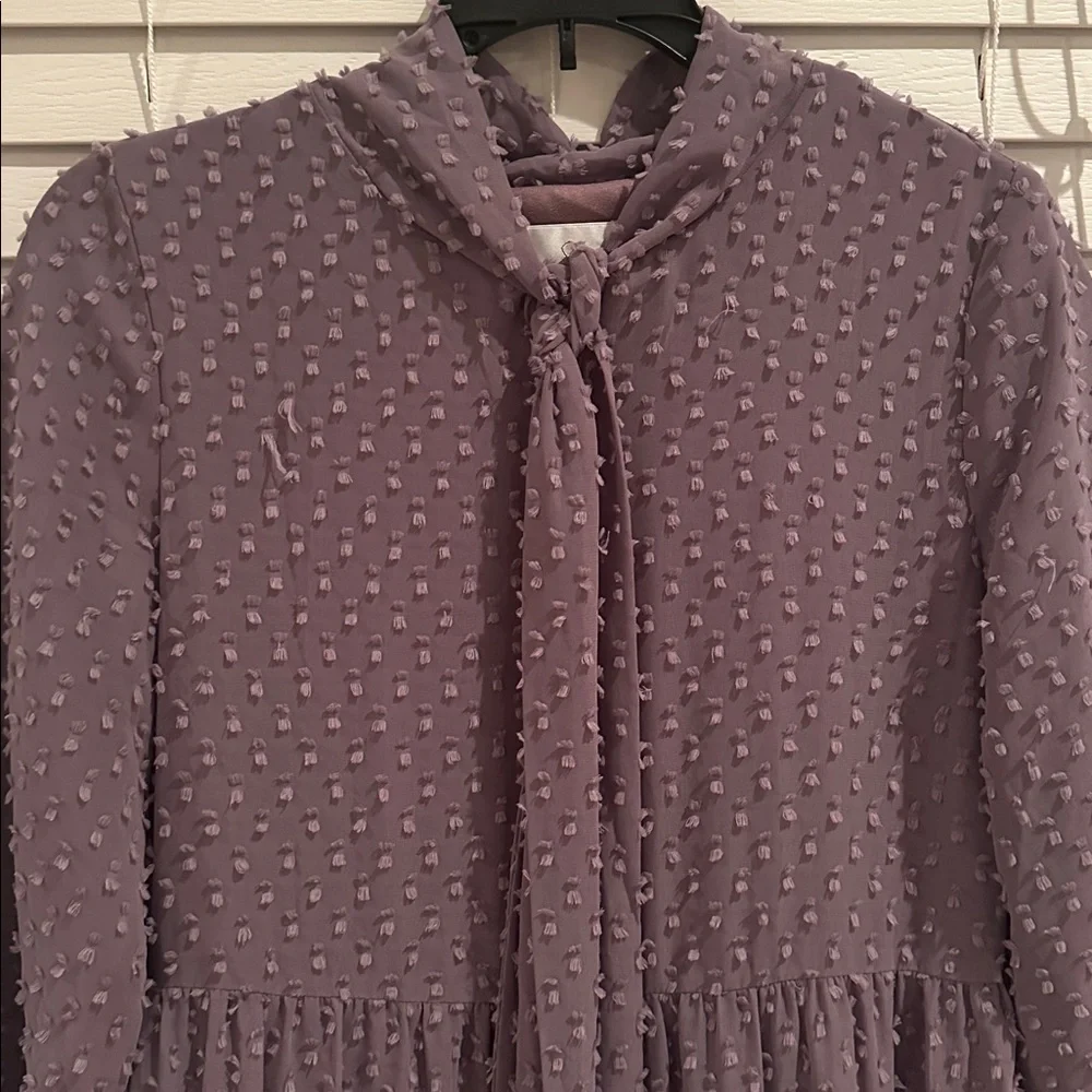 Dainty Jewells Lavender Long Sleeve Dress - Picture 6 of 6